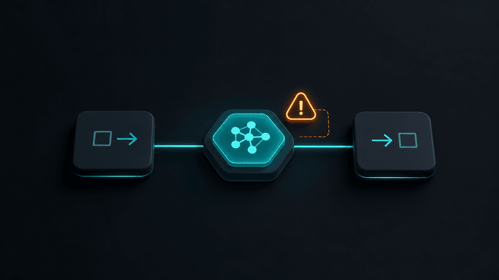 An AI module embedded in an enterprise workflow before a boundary warning appears