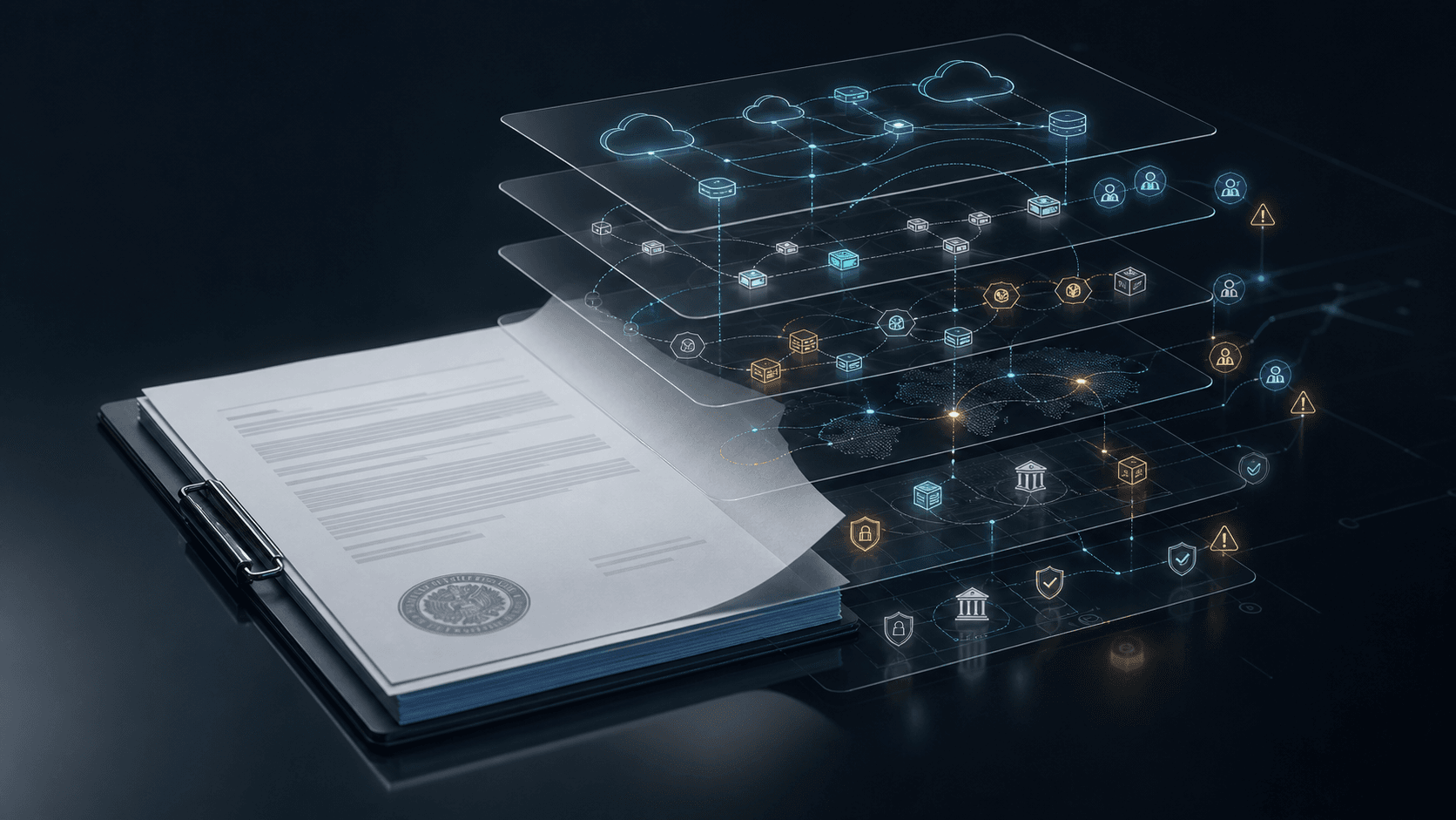 A vendor file revealing hidden technology, data, and regulatory dependency layers